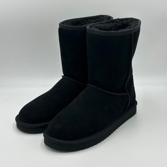 NWT Koolaburra By UGG Koola Short Black Suede Boots Womens Size 6 1017090 Winter - Picture 9 of 14